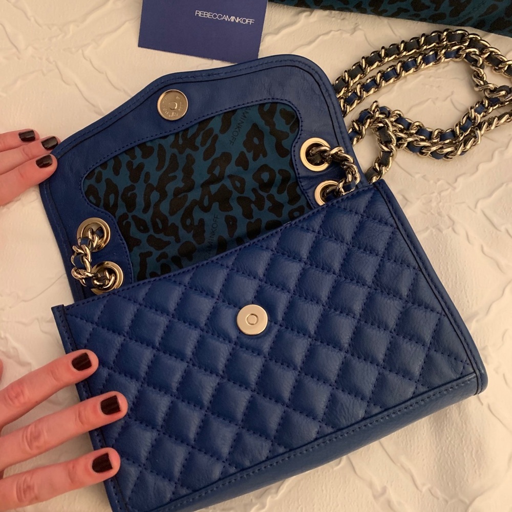 Rebecca Minkoff Quilted Chain Link Shoulder Bag - Picture 2 of 5